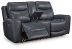 Next Move - Power Reclining Loveseat With Console / Adjustable Headrest