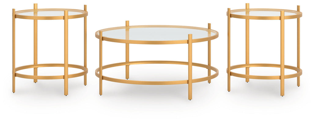 Pearlox - Occasional Table Set (Set of 3) - Gold