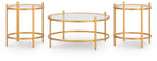 Pearlox - Occasional Table Set (Set of 3) - Gold
