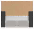 Zuraleus - Upholstered Panel Platform Bed With Roll Slats