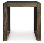 Dreggan - Square End Table - Brown