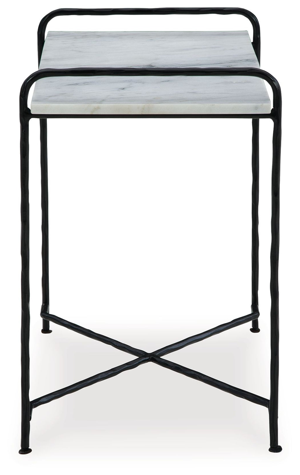 Ashber - Accent Table - White / Black