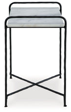 Ashber - Accent Table - White / Black