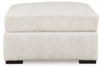 Chessington - Oversized Accent Ottoman - Ivory