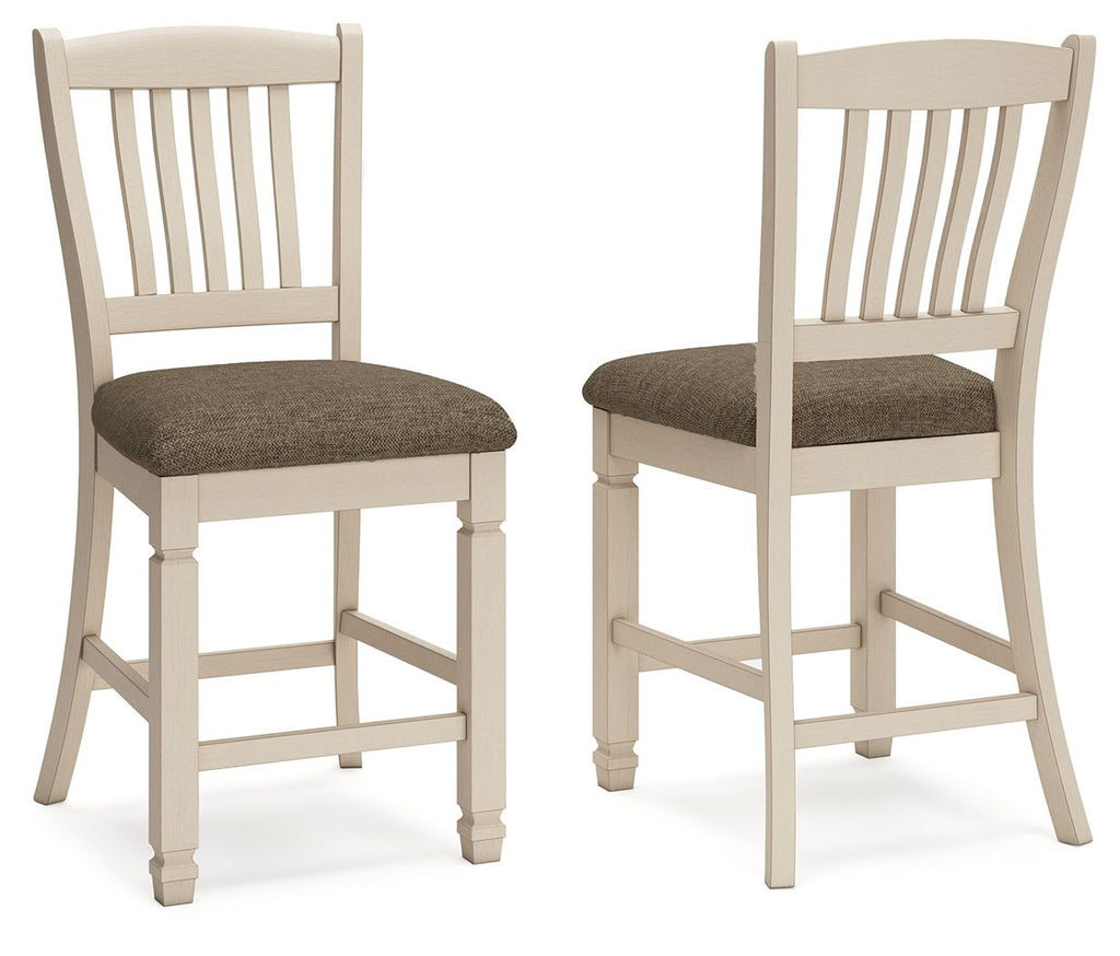 Bolanburg - Upholstered Barstool (Set of 2) - Beige