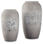Dimitra - Vase Set (Set of 2) - Brown / Cream
