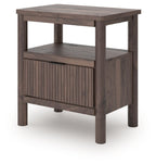 Pamytta - One Drawer Night Stand - Brown