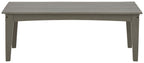 Visola - Rectangular Cocktail Table - Gray