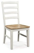 Purlaney - Dining Room Side Chair (Set of 2) - Antique White / Natural