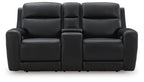 5Z-Comfort - Relaxation - Power Reclining Loveseat with Console / Adj Headrest
