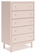 Wistenpine - Five Drawer Chest - Blush