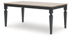 Brenkerton - Rectangular Dining Room Table - Grayish Brown / Black