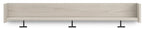 Socalle - Wall Mounted Coat Rack w/Shelf - Light Natural