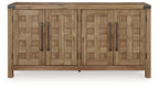 Ridgester - Dining Room Server - Light Brown