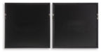 Dirkgrove - Wall Art Set (Set of 2) - Black / White / Brown
