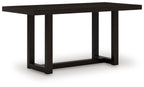 Neymorton - 5 Pc. - Rectangular Dining Room Counter Table, 4 Barstools - Dark Grayish Brown