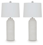 Vauville - Poly Table Lamp (Set of 2) - White