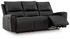 Glossmore - Reclining Sofa - Black