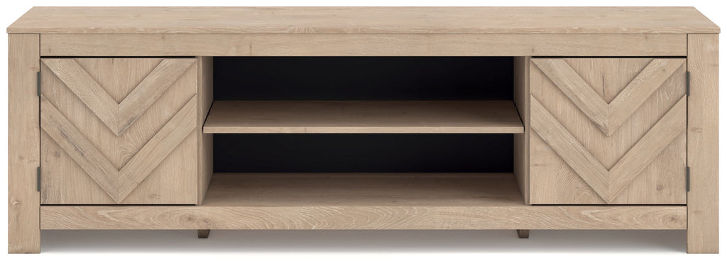 Cayboni - LG TV Stand With Fireplace Option