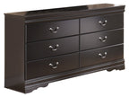 Huey Vineyard - Six Drawer Dresser - Black