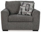 Gardiner - Chair And A Half - Pewter
