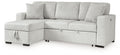 Wohlen - 2-Piece Sectional With Pop Up Sleeper And LAF Corner Chaise - Alloy