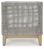 Seton Creek - Square End Table - Gray