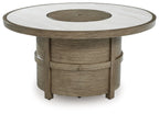 Rainier Ranch - Round Fire Pit Table - Beige