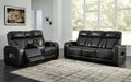 Boyington - 2 Pc. - Power Reclining Sofa And Loveseat - Black