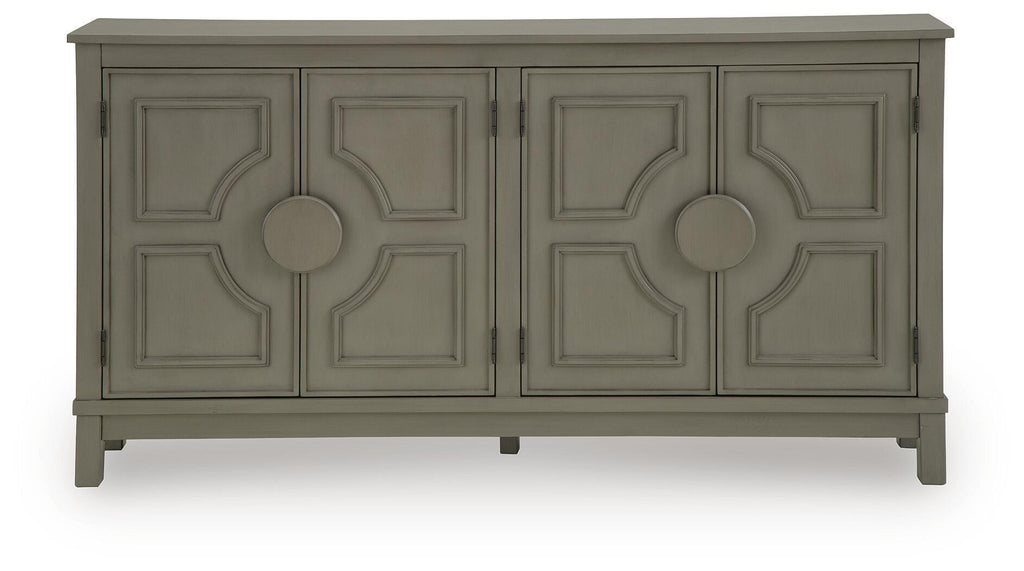 Darlock - Accent Cabinet - Warm Gray