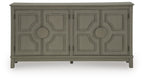 Darlock - Accent Cabinet - Warm Gray