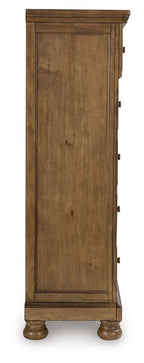 Feddinger - Five Drawer Chest - Medium Brown