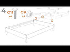 Socalle - Panel Platform Bed