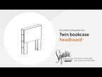 Aprilyn - Twin Bookcase Headboard - White