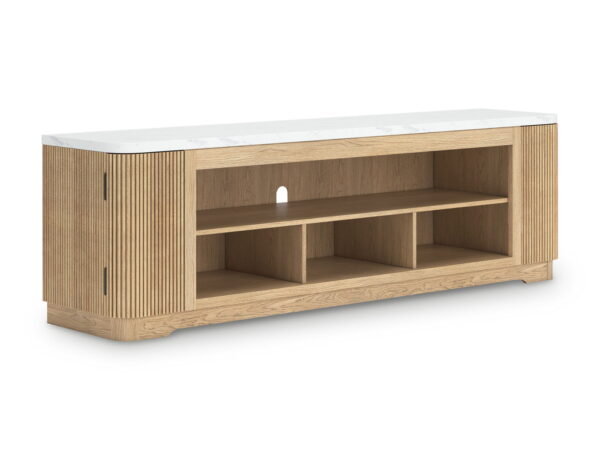 Camdill - Light Brown - XL TV Stand With Fireplace Option - Image 2