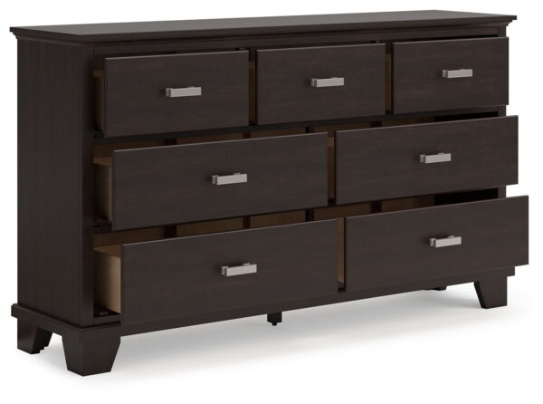 Covetown - Dark Brown - Dresser - Image 4