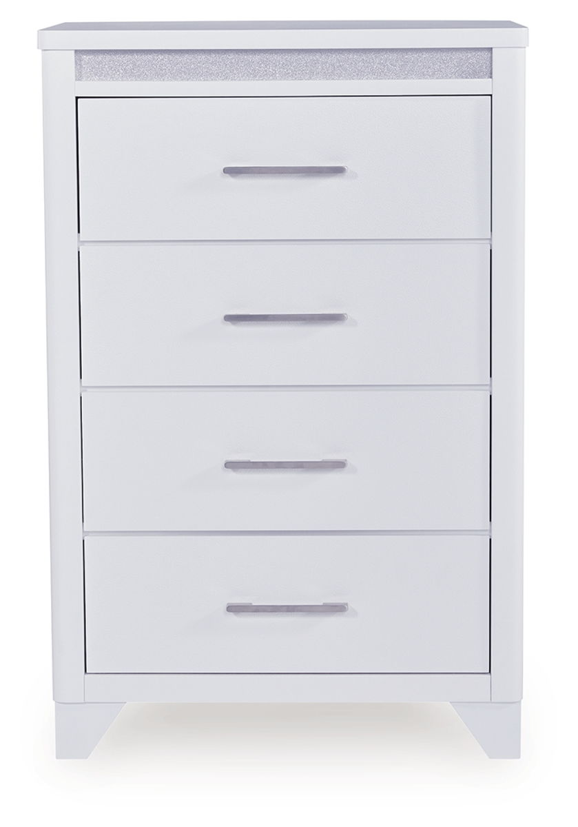 Jarlee - White - Four Drawer Chest - Image 2