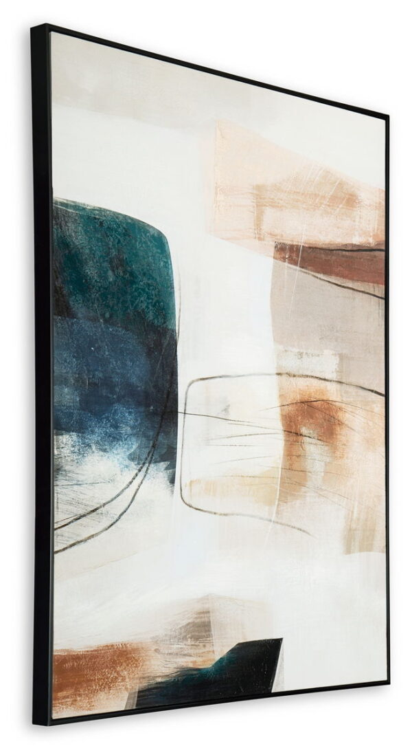 Reedford - White / Gray / Pink - Wall Art - Image 3