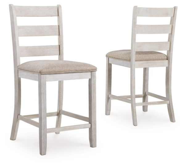 Skempton - White - Upholstered Barstool (Set of 2) - Image 3