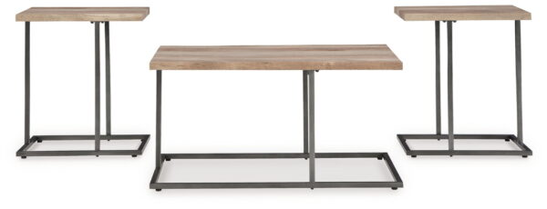 Albreane - Grayish Brown / Black - Occasional Table Set (Set of 3) - Image 4