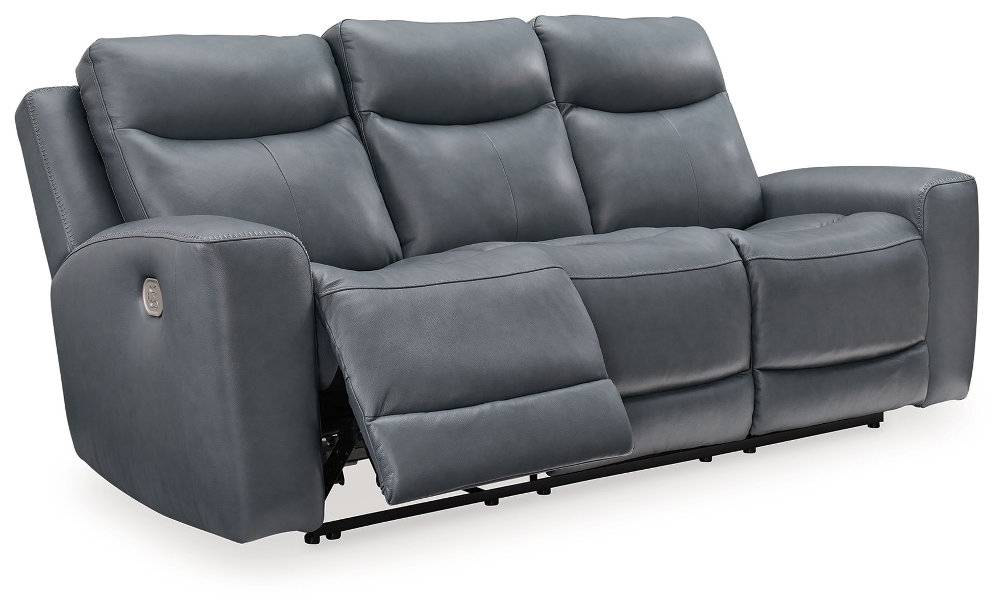 Mindanao - Steel - 2 Pc. - Power Reclining Sofa, Power Reclining Loveseat with Console - Image 2