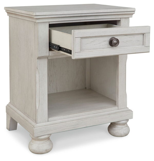 Robbinsdale - Antique White - One Drawer Night Stand - Image 4
