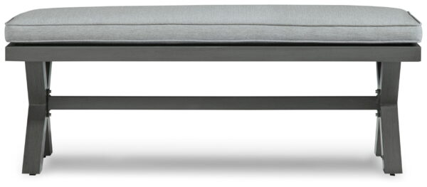 Elite Park - Gray - Bench With Cushion - Image 4