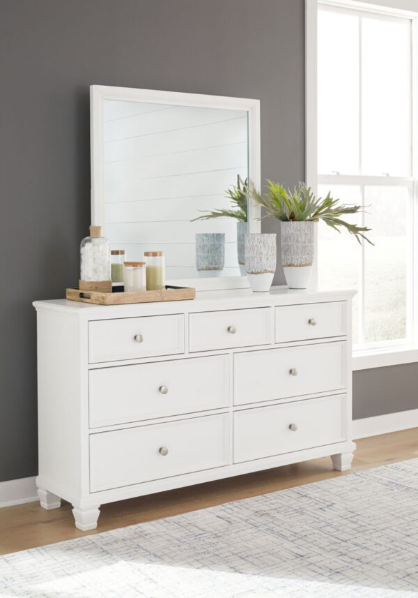 Fortman - White - Dresser And Mirror - Image 4