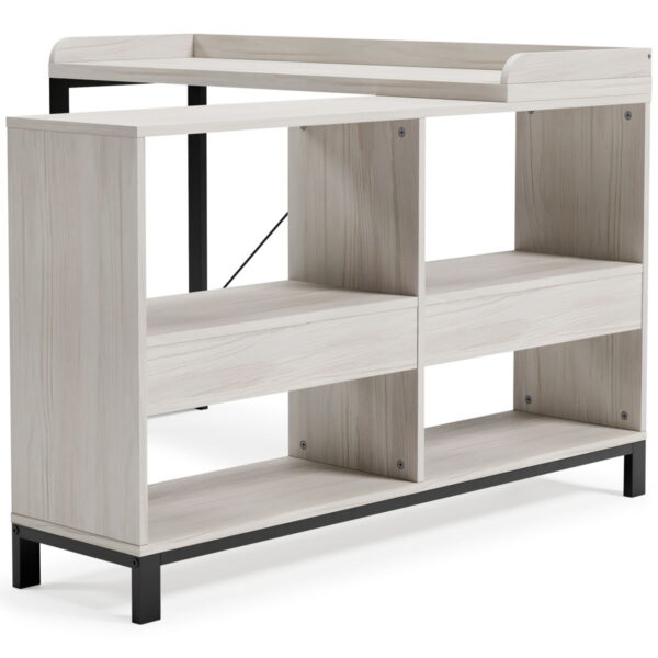 Bayflynn - White / Black - L-Desk - Image 2