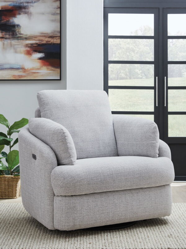 Alainmont Next-Gen Nuvella - Swivel Power Recliner - Image 6