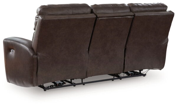 Crossplex - Smoke - Power Recline Sofa With Adjustable Headrest - Image 3