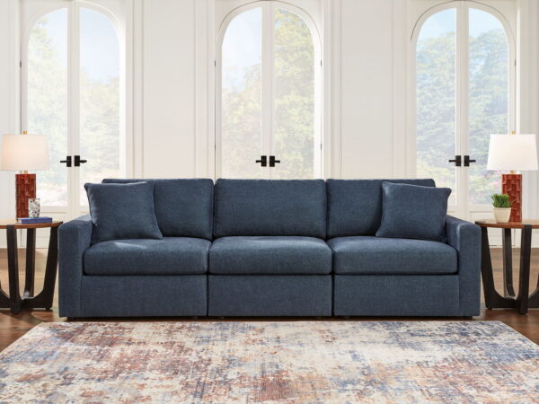 Modmax - Ink - 3-Piece Sectional Sofa - Fabric - Image 2