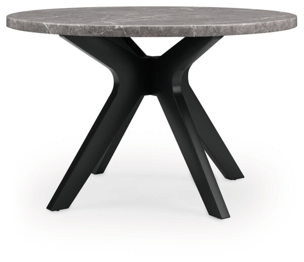 Glinari - Taupe / Black - 5 Pc. - Dining Room Table, 4 Side Chairs - Image 4