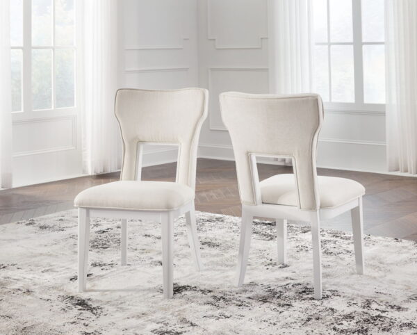 Chalanna - White - Dining Upholstered Side Chair (Set of 2) - Image 2